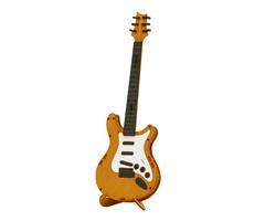 11574   3-D Paper Model Elektrisk gitar Electric guitar, Fridolin