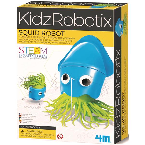 8503450 4M 00-03450 Aktivitetspakke, Squid Robot KidzRobotix, 4M