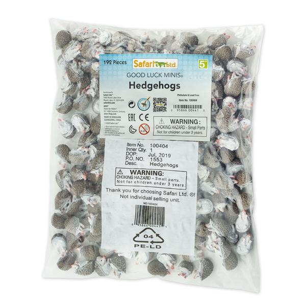 SAF100404  S100404 Good Luck Minis, Pinnsvin, 2,5 cm Små figurer, myk plast SAFARI