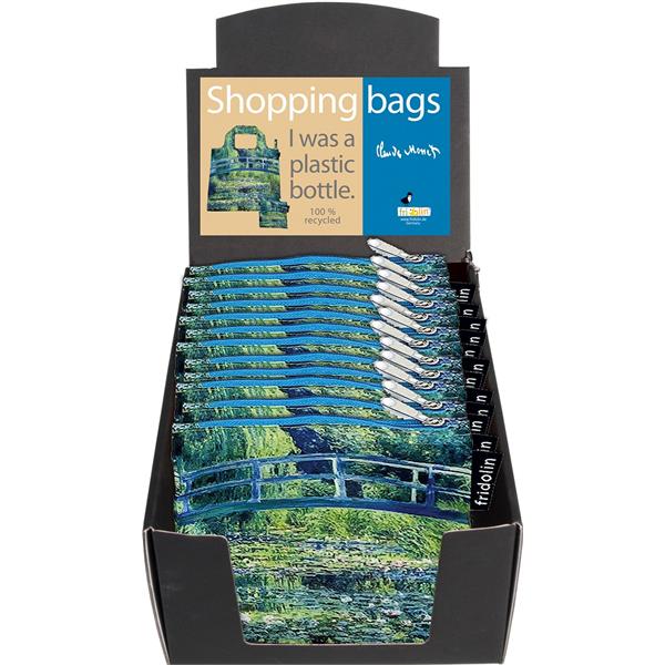 40557   Handlenett, Claude Monet, display ECO, 48x60 cm, Fridolin