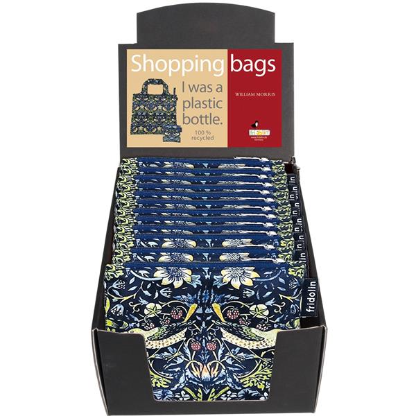 40588   Handlenett, Wiiliam Morris, display ECO, 48x60 cm, Fridolin