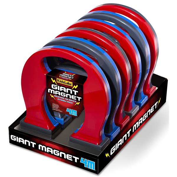 8503479 4M 00-03479 Aktivitetspakke, Giant Magnet KidzLabs 4M