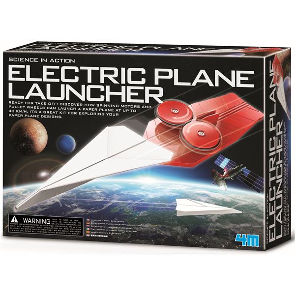 8503453 4M 00-03453 Aktivitetspakke, Electric Plane Launcher 4M