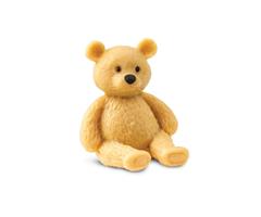 SAF100038  S100038 Good Luck Minis, Teddybj&#248;rn, 2,5 cm Sm&#229; figurer, myk plast SAFARI