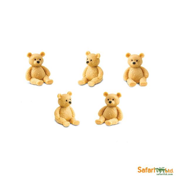 SAF100038  S100038 Good Luck Minis, Teddybjørn, 2,5 cm Små figurer, myk plast SAFARI