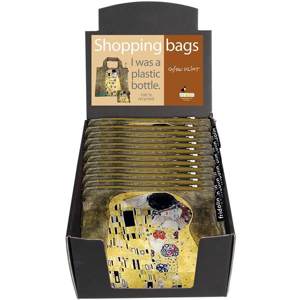 40580   Handlenett, Klimt, Kiss, display ECO, 48x60 cm, Fridolin