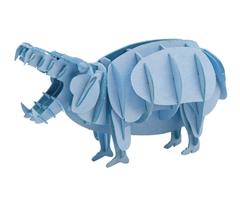 11667   3-D Paper Model Flodhest Hippo, Fridolin