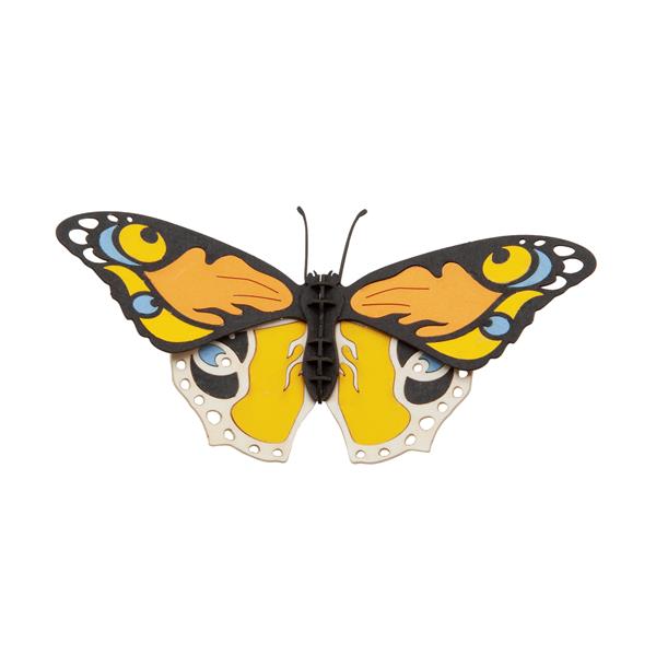 11719  11719 3-D Paper Model sommerfugl fargerik Butterfly, Fridolin