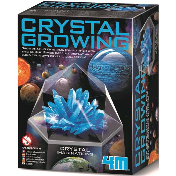 8503930 4M 00-03930/EU Aktivitetspakke, Crystal Growing - blue Science in action, 4M