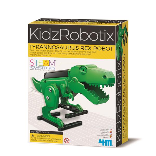 8503460 4M 00-03460 Aktivitetspakke, Tyrannosaurus Rex Robot KidzRobotix, 4M