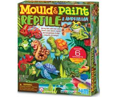8504798 4M 00-04798 Aktivitetspakke, 3D Reptile &amp; Amphibian 4M Mould &amp; paint