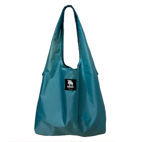 FF256127  256127 Handlenett turkis, rPet, 2 ass.farger Polyester, Sammenleggbar, Moz
