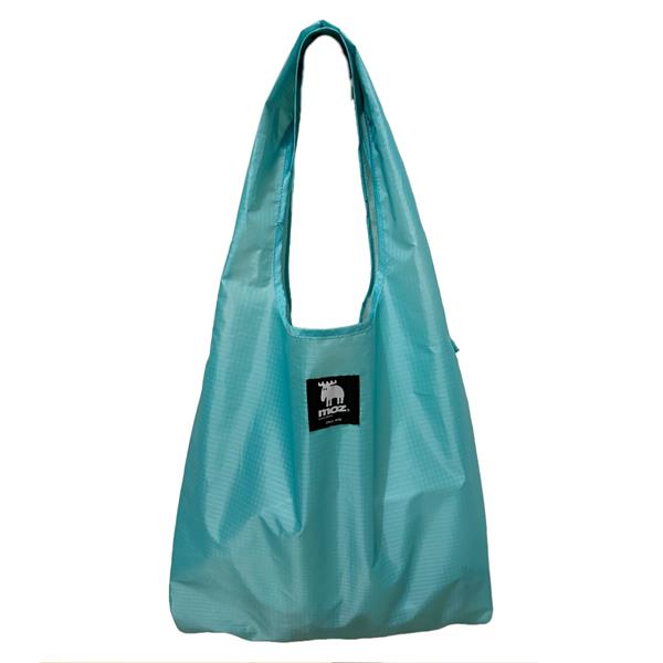 FF256127  256127 Handlenett turkis, rPet, 2 ass.farger Polyester, Sammenleggbar, Moz