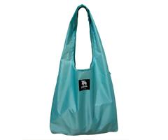 FF256127  256127 Handlenett turkis, rPet, 2 ass.farger Polyester, Sammenleggbar, Moz