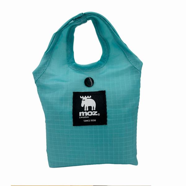 FF256127  256127 Handlenett turkis, rPet, 2 ass.farger Polyester, Sammenleggbar, Moz