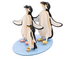 11672   3-D Paper Model Pingvinfamilie Fridolin
