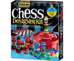 8503452 4M 00-03452 Aktivitetspakke, Wooden Chess Making Kit Kidz Labs, 4M