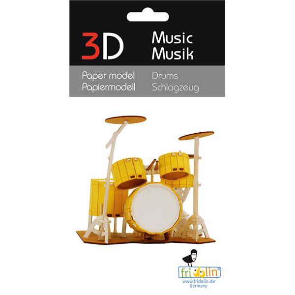 11572   3-D Paper Model Trommer Drums, Fridolin