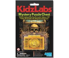 8503466 4M 00-03466 Aktivitetspakke, Mystery Puzzle Chest Kidz Labs 4M
