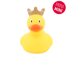 L1740  1740 Badeand Mini, gul med krone, 5,5 cm Lilalu