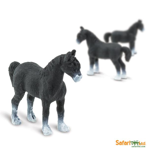 SAF100171  S100171 Good Luck Minis, Hest, 2,5 cm Små figurer, myk plast SAFARI