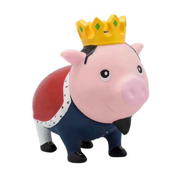 L9032  9032 Sparegris, Konge, BIGGYS Lilalu