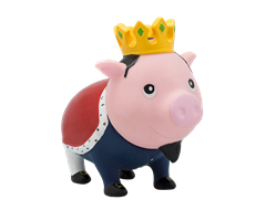 L9032  9032 Sparegris, Konge, BIGGYS Lilalu