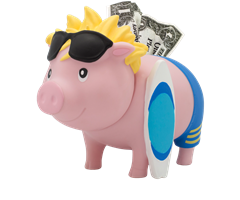 L9019  9019 Sparegris, Surfer, BIGGYS Lilalu