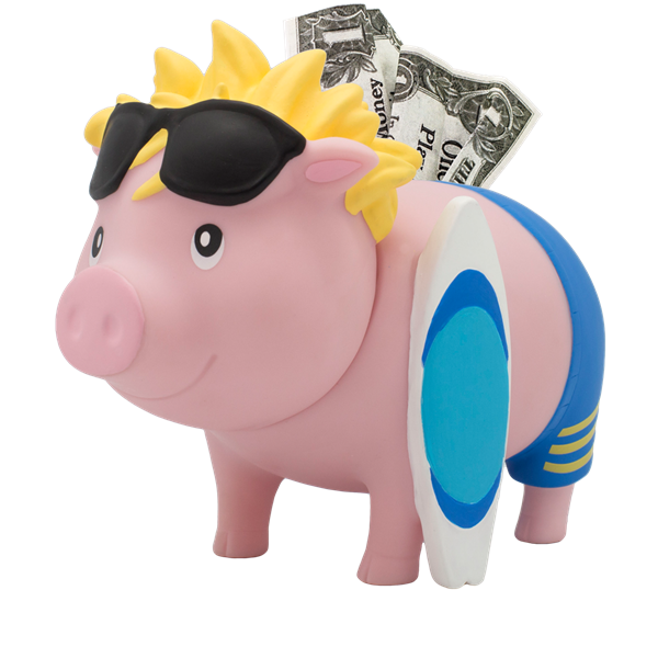 L9019  9019 Sparegris, Surfer, BIGGYS Lilalu