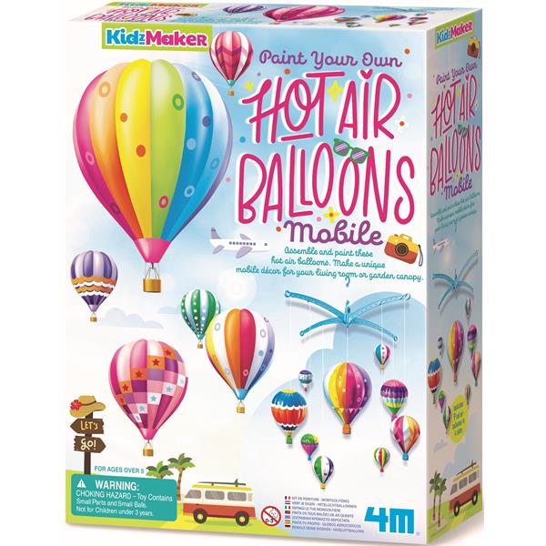 8504791 4M 00-04791 Aktivitetspakk,Paint Air Balloons Mobile 4M