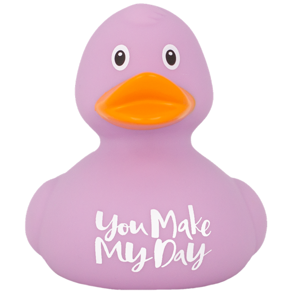 L2320  2320 Badeand, "You make my day" Duck, lilla Lilalu