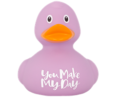 L2320  2320 Badeand, &quot;You make my day&quot; Duck, lilla Lilalu