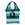 FF256027  256027 Handlenett turkise striper, rPet Polyester, Sammenleggbar, Moz