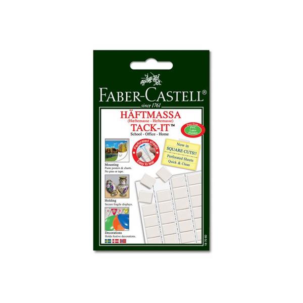 266134 Faber Castell 187060 Heftemasse Faber Tack-It 50g | Hvit | Lærertyggis