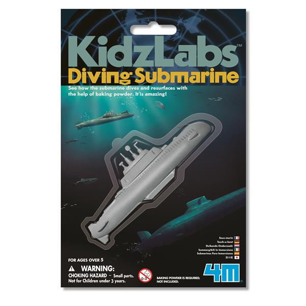 8503212 4M 00-03212 Aktivitetspakke, Diving Submarine Kidz Labs 4M