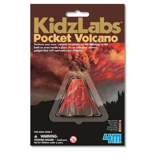 8503218 4M 00-03218 Aktivitetspakke, Pocket Volcano Kidz Labs 4M