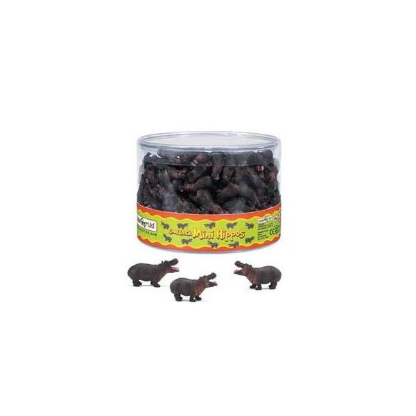 SAF343022  S343022 Good Luck Minis, Flodhest, 2,5 cm Små figurer, myk plast SAFARI