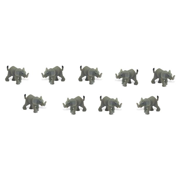 SAF340222  S340222 Good Luck Minis, Elefant, 2,5 cm Små figurer, myk plast SAFARI