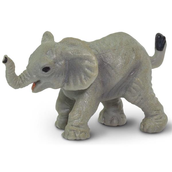 SAF340222  S340222 Good Luck Minis, Elefant, 2,5 cm Små figurer, myk plast SAFARI