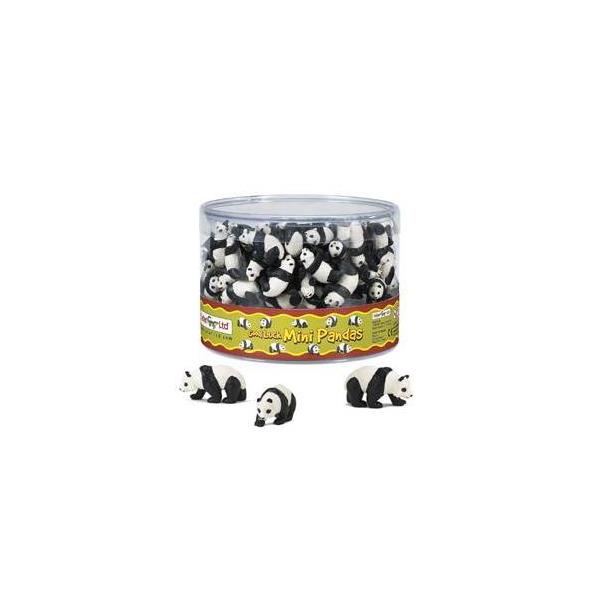 SAF342722  S342722 Good Luck Minis, Panda, 2,5 cm Små figurer, myk plast SAFARI