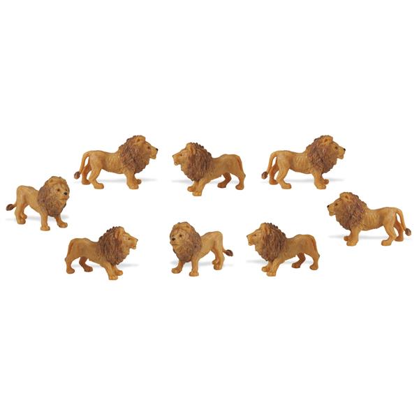 SAF342922  S342922 Good Luck Minis, Løve, 2,5 cm Små figurer, myk plast SAFARI
