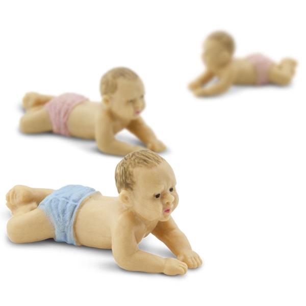 SAF342022  S342022 Good Luck Minis, Baby, 2,5 cm Små figurer, myk plast SAFARI