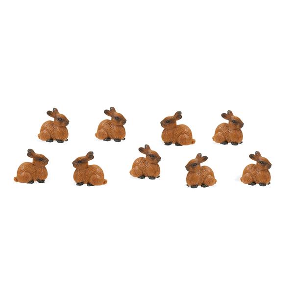 SAF345422  S345422 Good Luck Minis, Kanin, 2,5 cm Små figurer, myk plast SAFARI