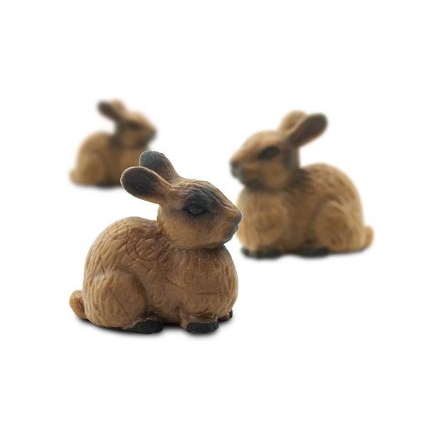 SAF345422  S345422 Good Luck Minis, Kanin, 2,5 cm Små figurer, myk plast SAFARI