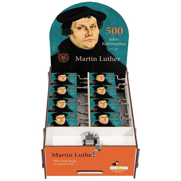 58500   Spilledåser, art&music, Martin Luther Display, Fridolin