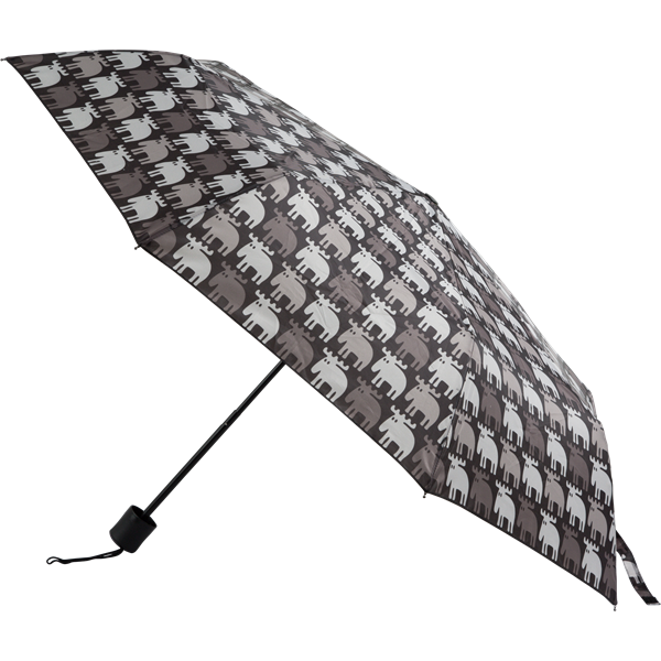 FF861405  861405 Paraply Älg, ljusgrå/grå/svart Moz
