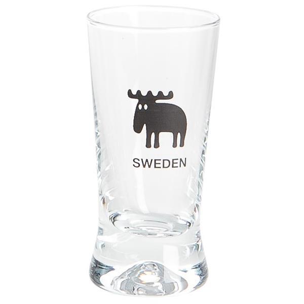 FF841628 MOZ 841628 Snapsglas Älg, svart Moz