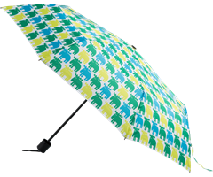 FF861460  861460 Paraply Classic, lime/turkos/gr&#246;n Moz