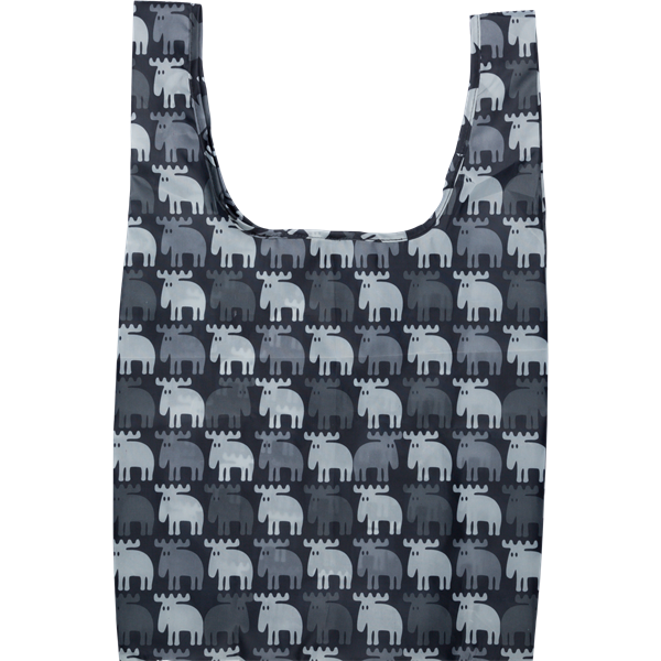 FF866005  866005 Handlenett Classic, grå/svart, rPet Polyester, Sammenleggbar, Moz