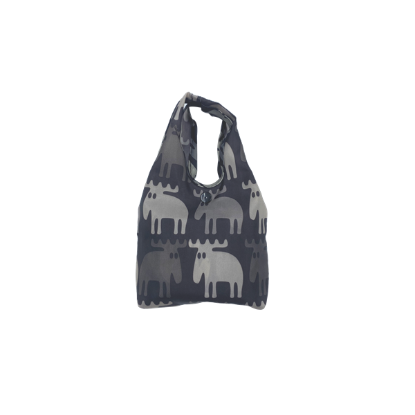 FF866005  866005 Handlenett Classic, grå/svart, rPet Polyester, Sammenleggbar, Moz